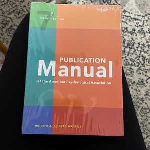 APA Publication Manual 7th Edition